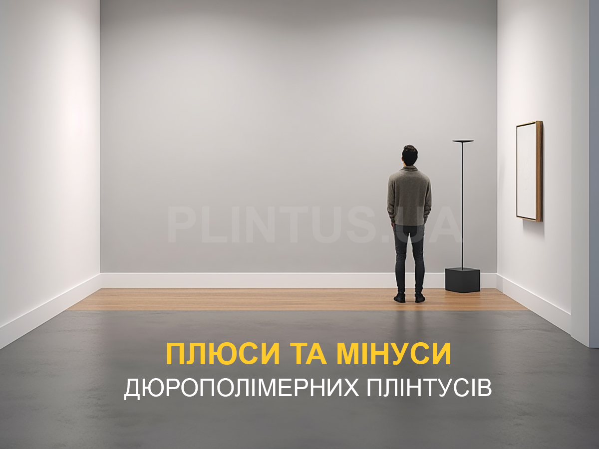 Дюрополимерные плинтуса: плюсы и минусы