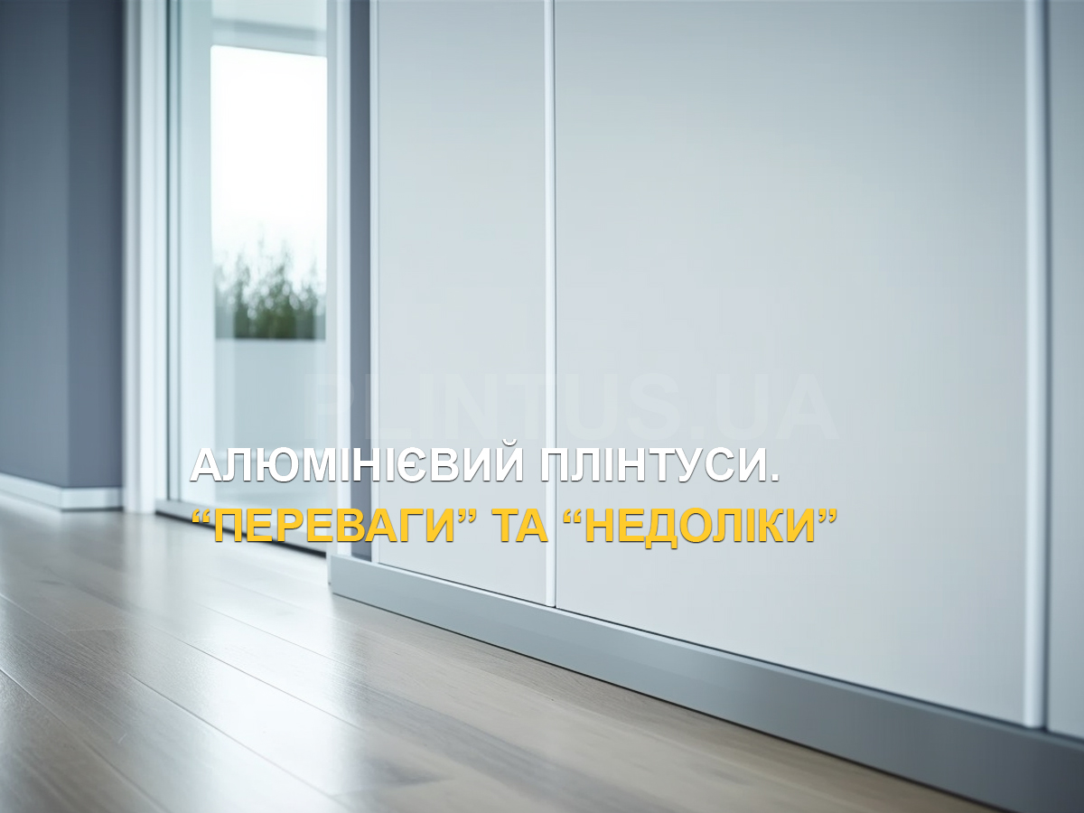Преимущества и недостатки алюминиевых плинтусов