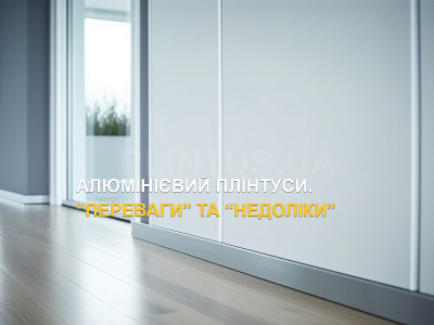 Преимущества и недостатки алюминиевых плинтусов