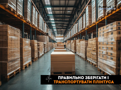 Как правильно хранить и транспортировать плинтусы?