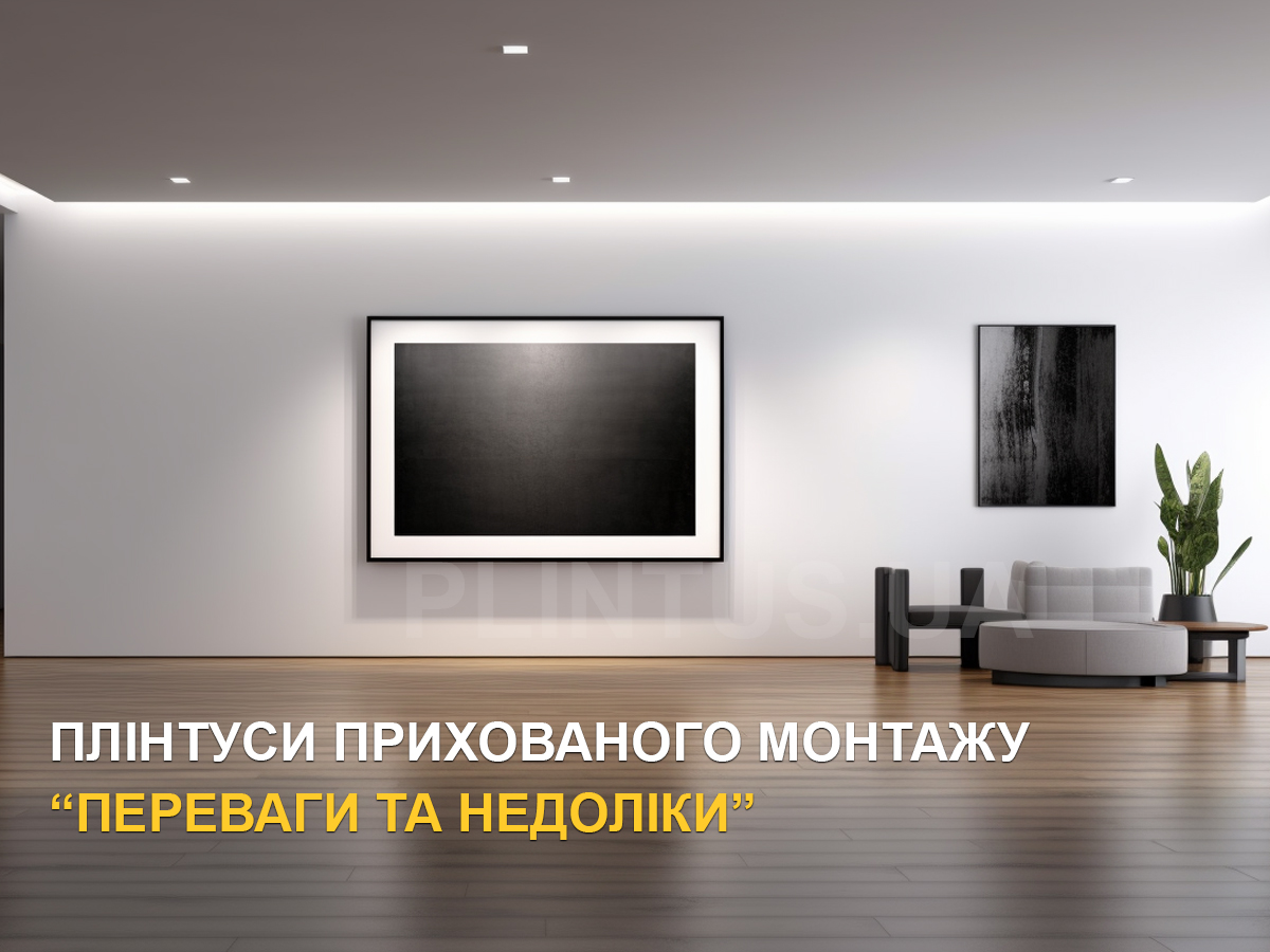 Плинтуса скрытого монтажа. Преимущества и недостатки