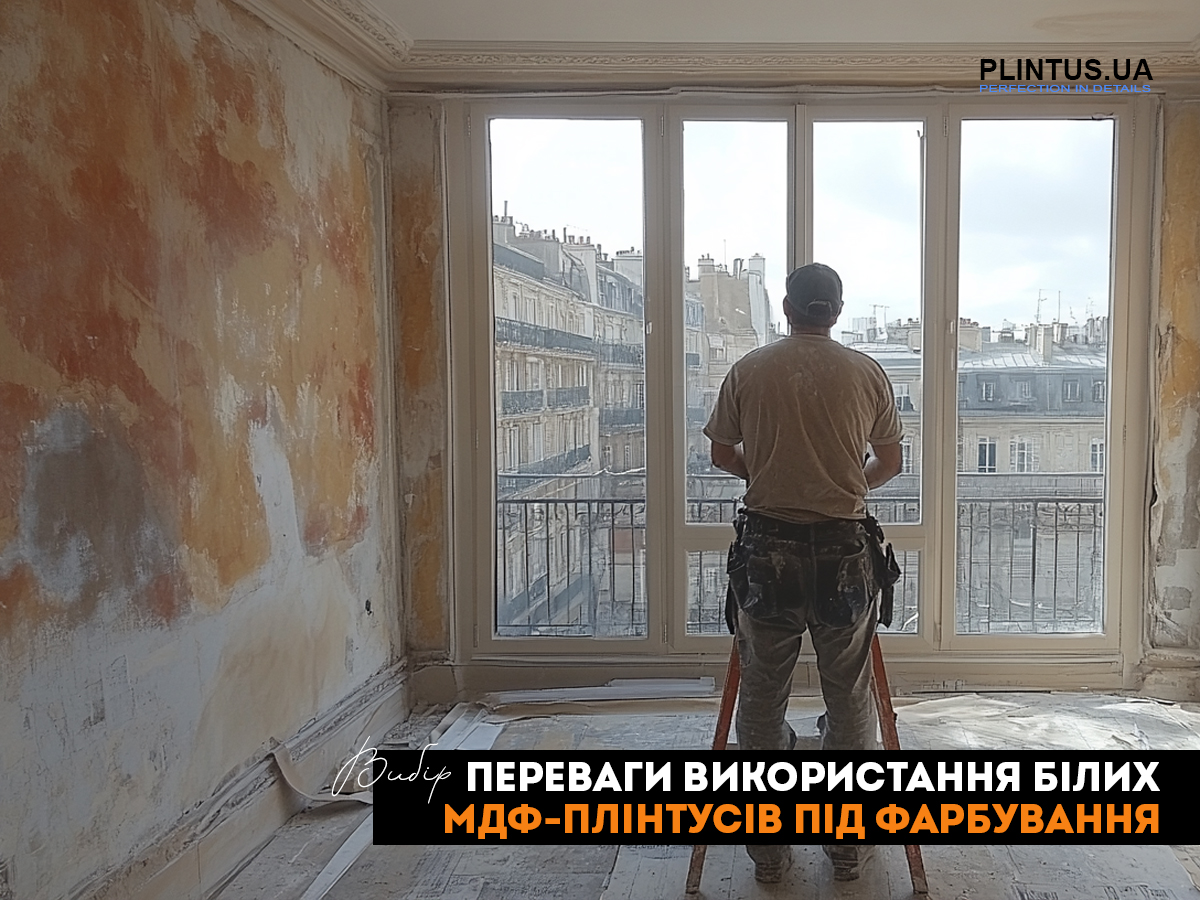 Преимущества использования белых МДФ-плинтусов под покраску