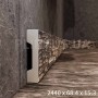 Плинтус LPC-23-L168 Рустикальное дерево