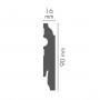 Плинтус мдф LP-09016D01 Cezar