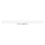 Настенная панель THALIA 03 - 2,80 м × 147 мм × 8,5 мм